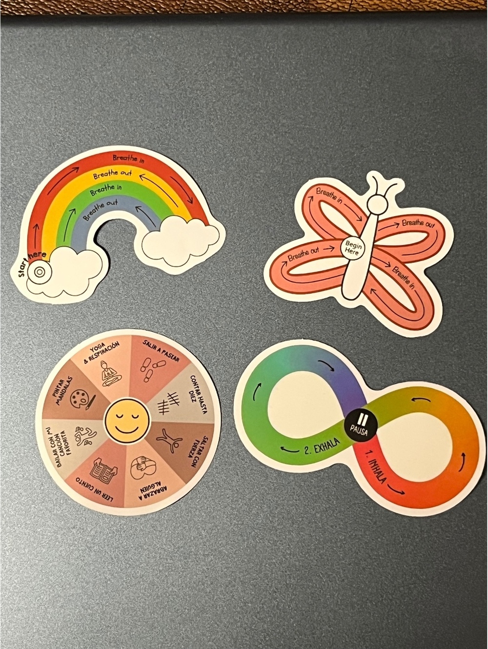Neurodivergent stickers Spanish / English mix